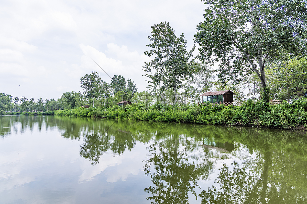 A scenic view of Liaocheng Jingyanggang Yizhi