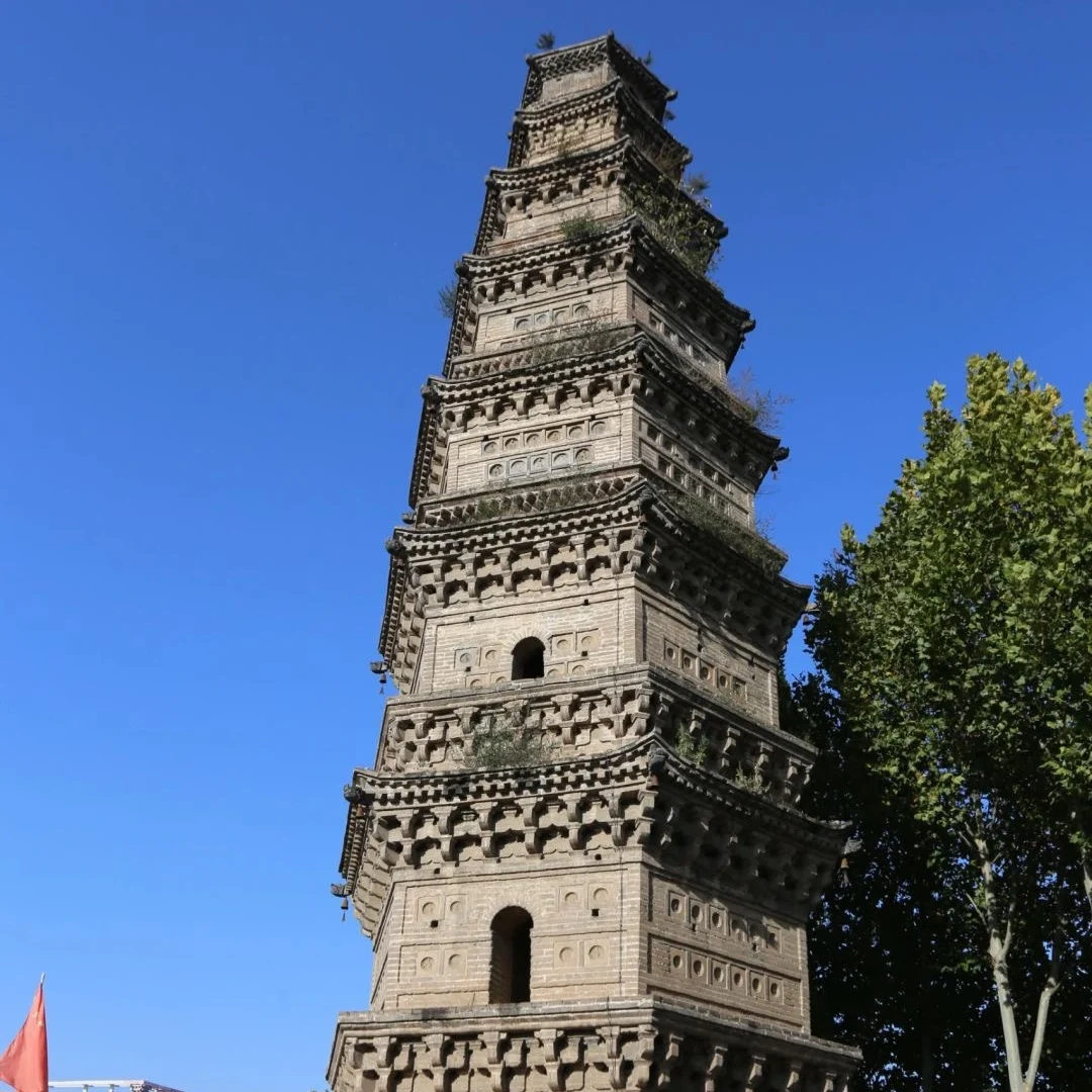 A scenic view of Liaocheng Xingguo Si Ta