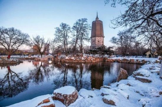 A scenic view of Liaoyang Baita