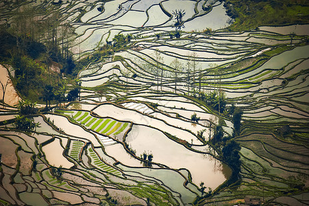 A scenic view of Lincang Cangyuan Yahua