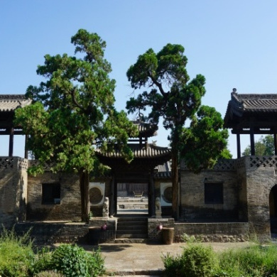 A scenic view of Linfen Dongyang Houtu Temple