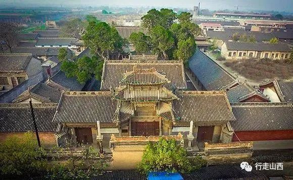 A scenic view of Linfen Fen Cheng Ancient Buildings