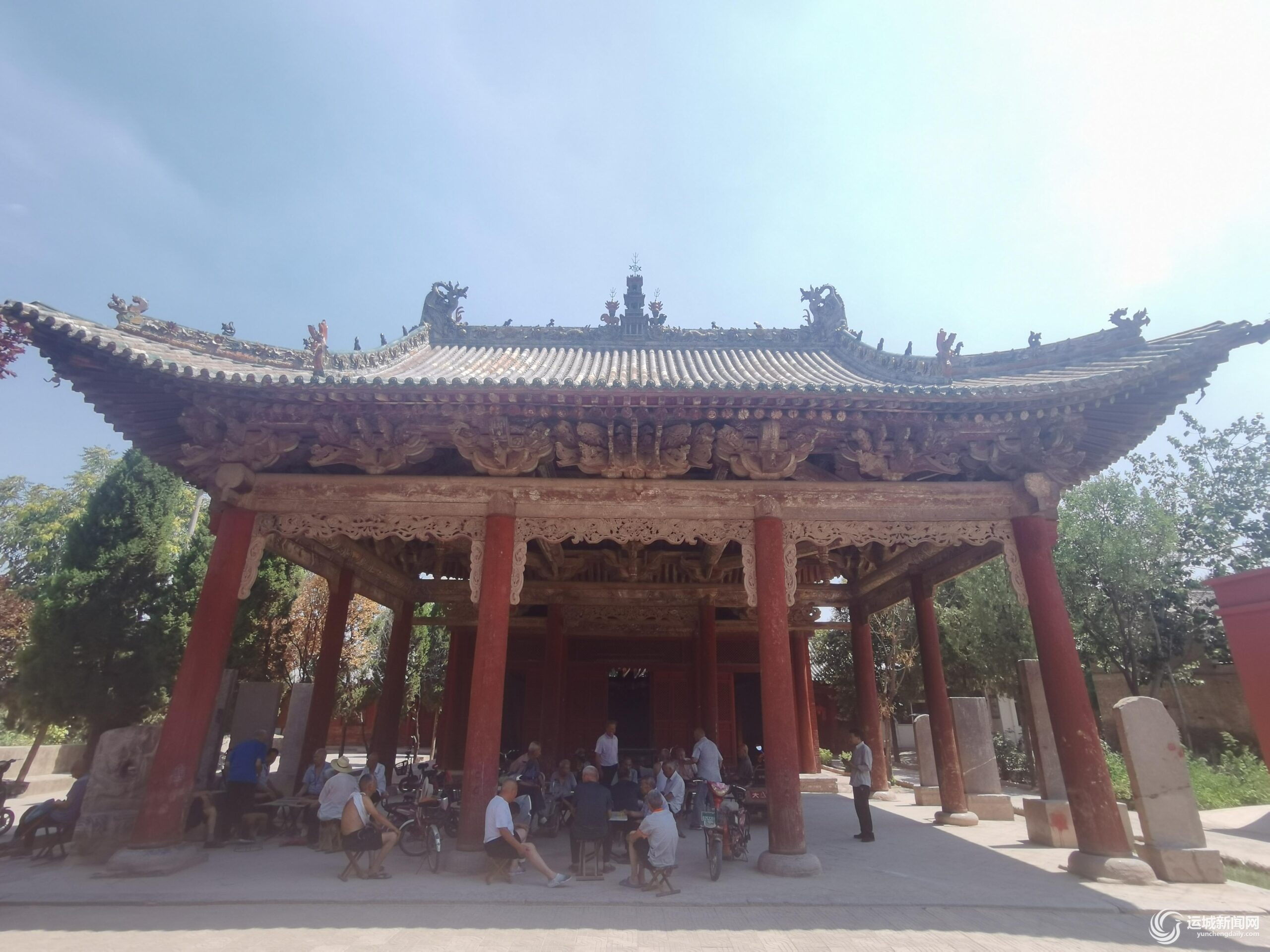 A scenic view of Linfen Hongdong Guandi Temple