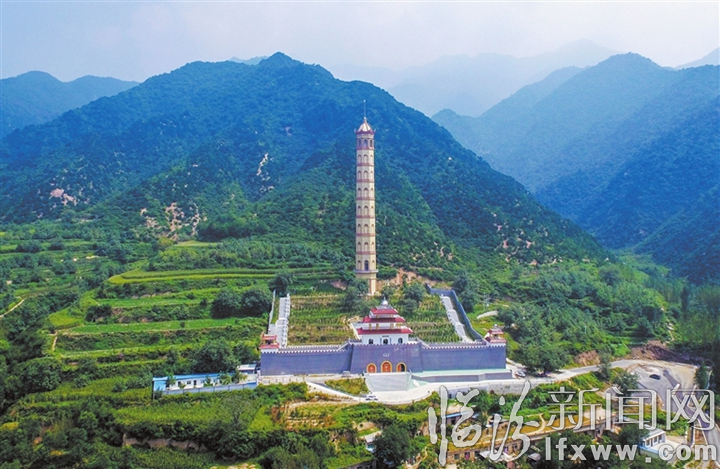 A scenic view of Linfen Hongdong Yuhuang Temple