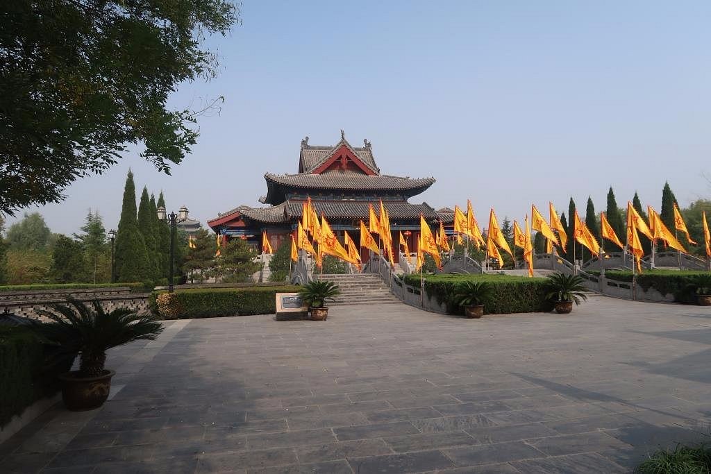 A scenic view of Linfen Hongdong Yuhuang Temple