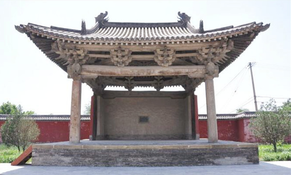 A scenic view of Linfen Niuwang Temple Stage