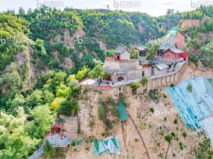 A scenic view of Linfen Qianfo An