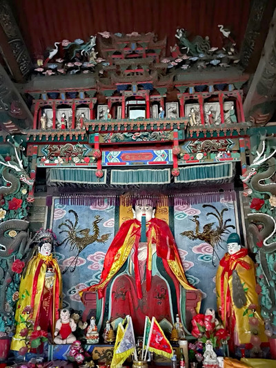 A scenic view of Linfen Wahuang Miao