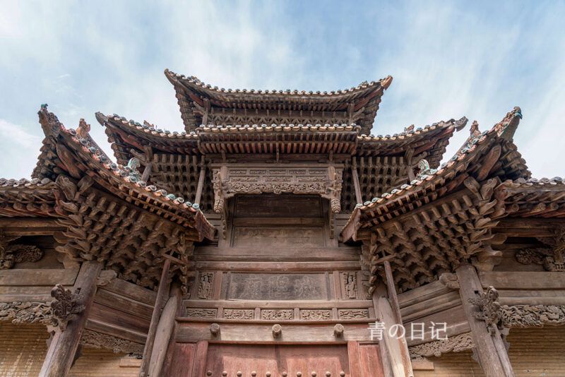 A scenic view of Linfen Xiangling Confucian Temple Hall