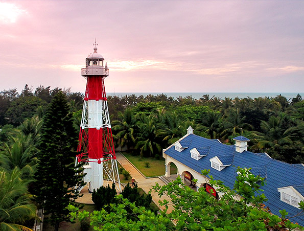 A scenic view of Lingao Lingaojiao Dengta