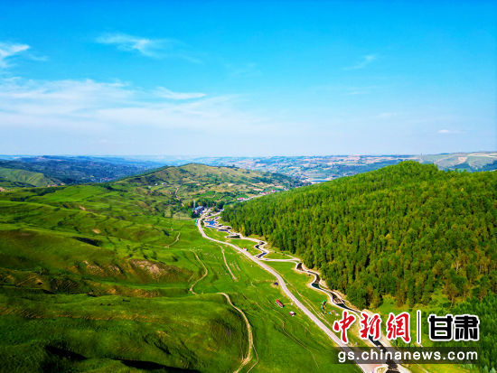 A scenic view of Linxia Xinzhuangping Yizhi