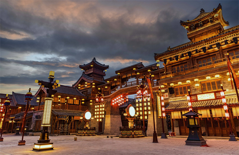A scenic view of Linyi Nanwucheng Gucheng Yizhi