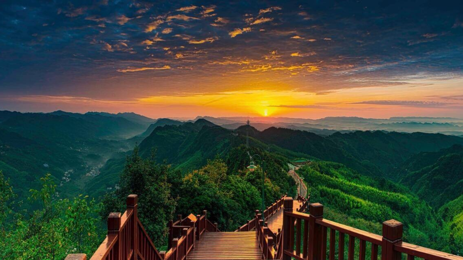 A scenic view of Liupanshui Dadong Yizhi