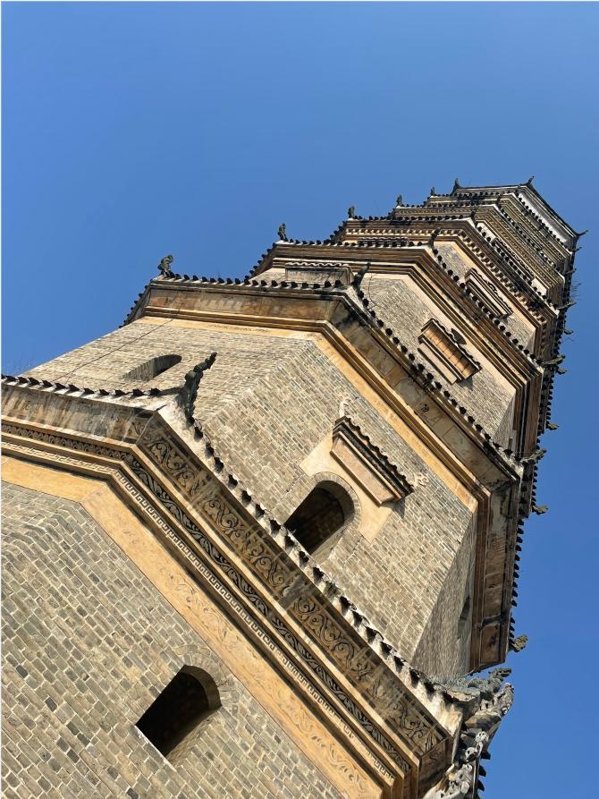 A scenic view of Loudi Xinhua Beita