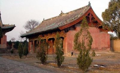 A scenic view of Luliang Fenyang Guandi Temple