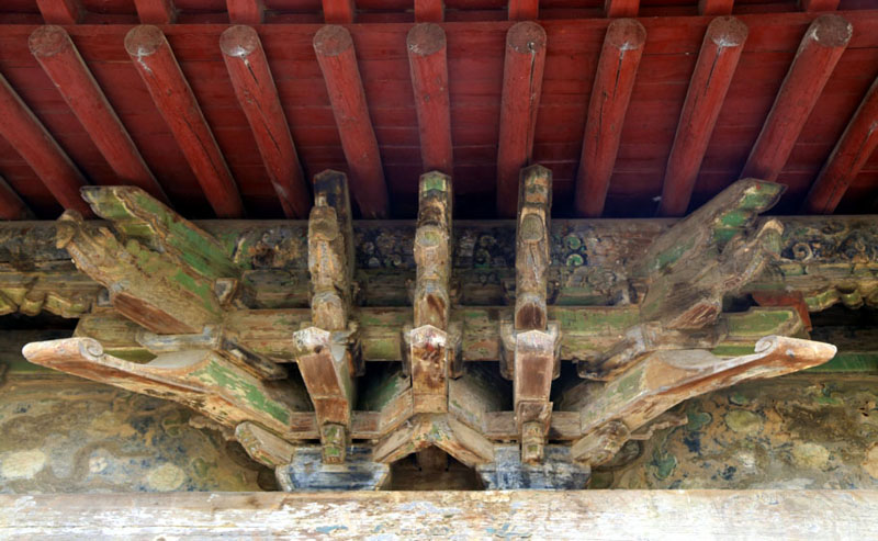 A scenic view of Luliang Fenyang Houtu Shengmu Temple