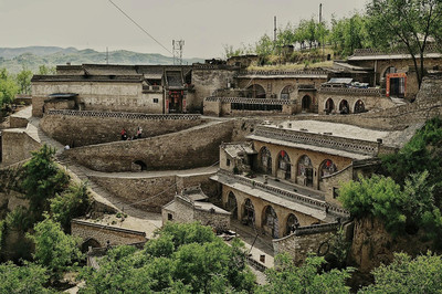 A scenic view of Luliang Nancun City Site