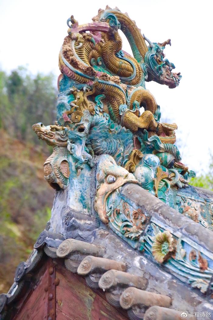 A scenic view of Luliang Shanqing Temple