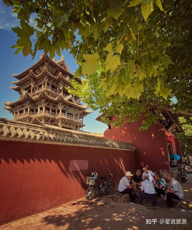 A scenic view of Luliang Xingdongyuan Dongyue Temple