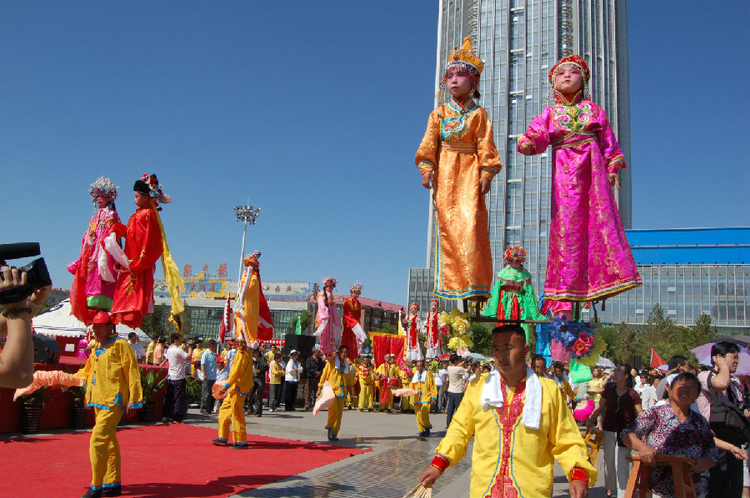 A scenic view of Luohe Wuyangbiansidadian