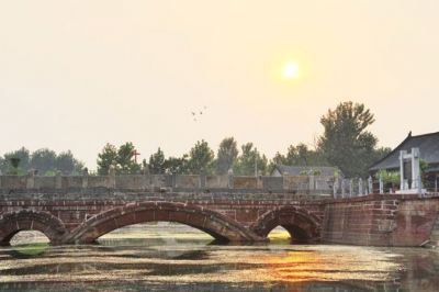 A scenic view of Luohe Xiaoshangqiao