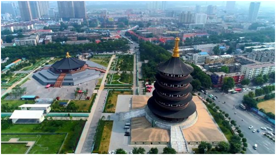 A scenic view of Luoyang Dayunhe Hanjiacang