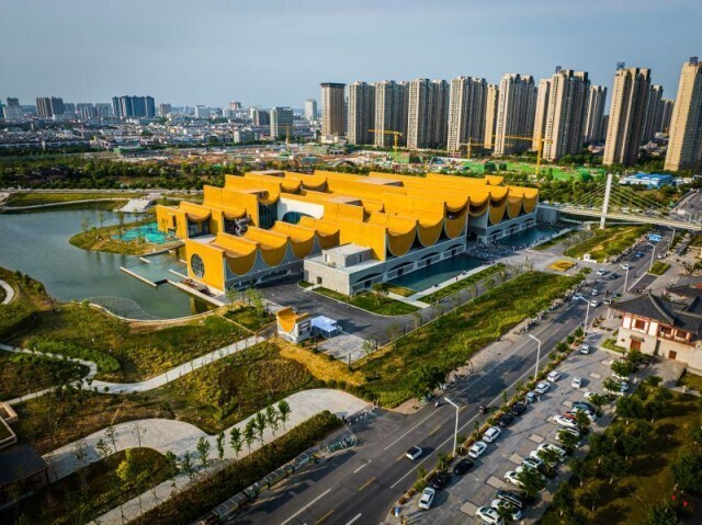 A scenic view of Luoyang Dayunhe Hanjiacang