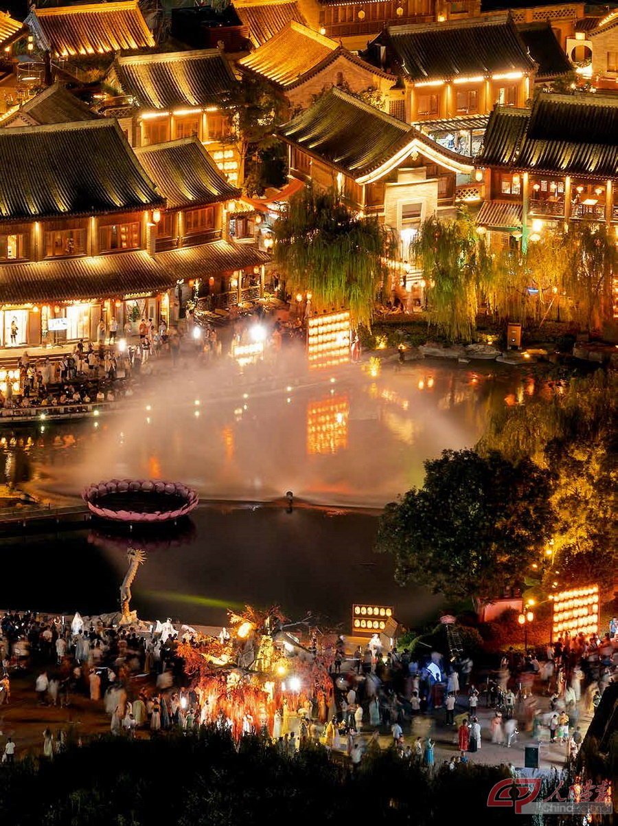 A scenic view of Luoyang Wuhuasita