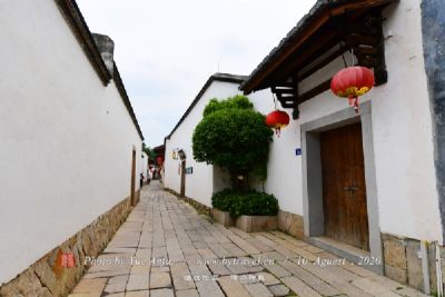 A scenic view of Luzhou Fubao Gujianzhuqun