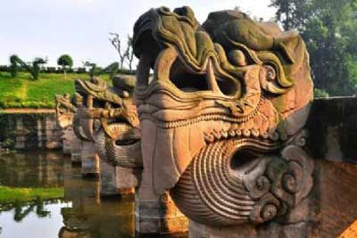 A scenic view of Luzhou Longnaoqiao