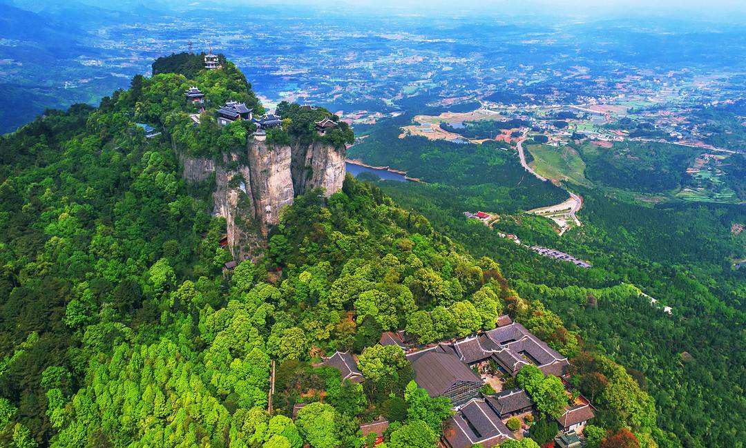 A scenic view of Mianyang Kaixisi