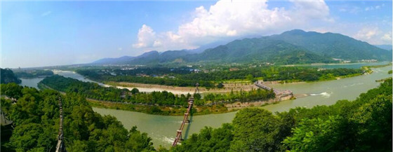 A scenic view of Mianyang Yongpingbao Gucheng