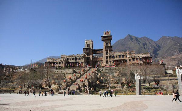 A scenic view of Mianyang Yongpingbao Gucheng
