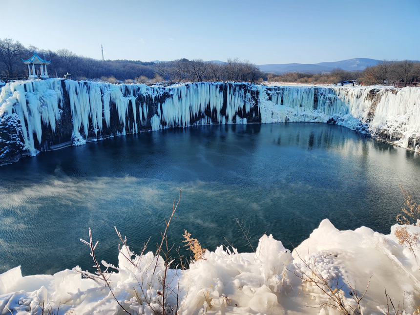 A scenic view of Mudanjiang Xiaosifangshan Chengzhi