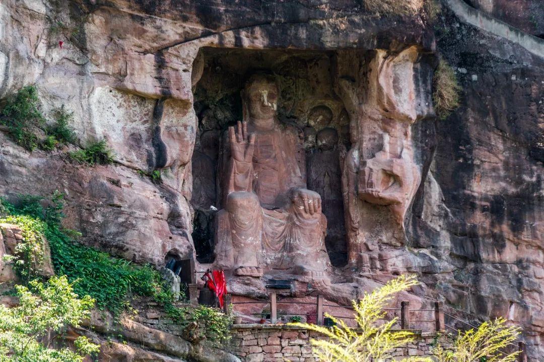 A scenic view of Nanchong Daxiangshan Moya Zaoxiang