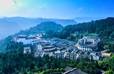 A scenic view of Nanchong Dingshi Zhuangyuan