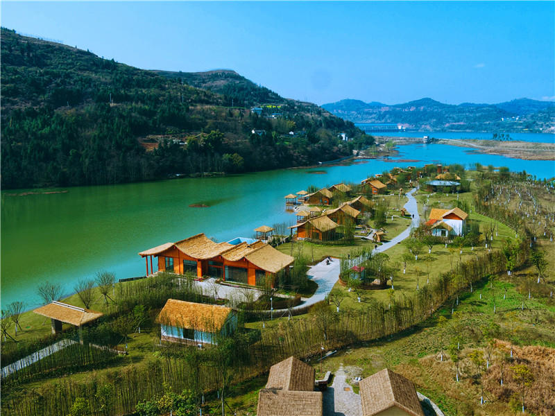 A scenic view of Nanchong Dingshi Zhuangyuan