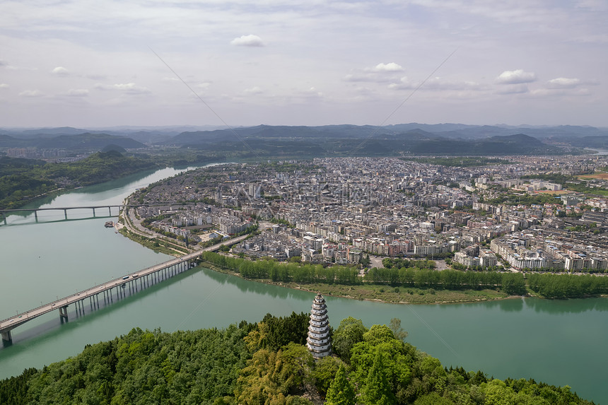 A scenic view of Nanchong Langzhong Yongansi