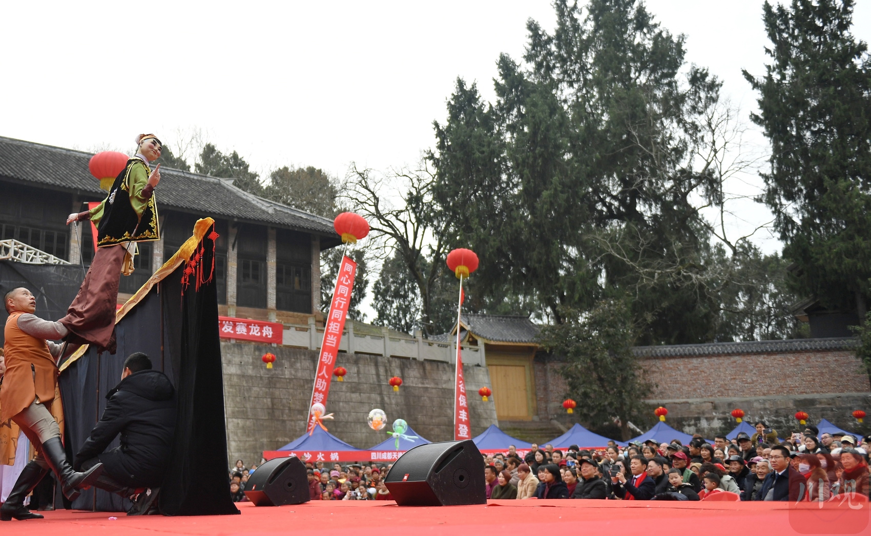 A scenic view of Nanchong Qibaosi