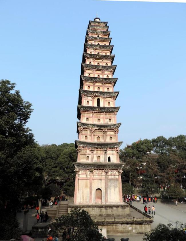 A scenic view of Nanchong Wuliang Baota