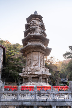 A scenic view of Nanjing Qixiasi Shelita
