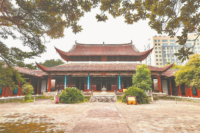 A scenic view of Nanping Jianou Wenmiao