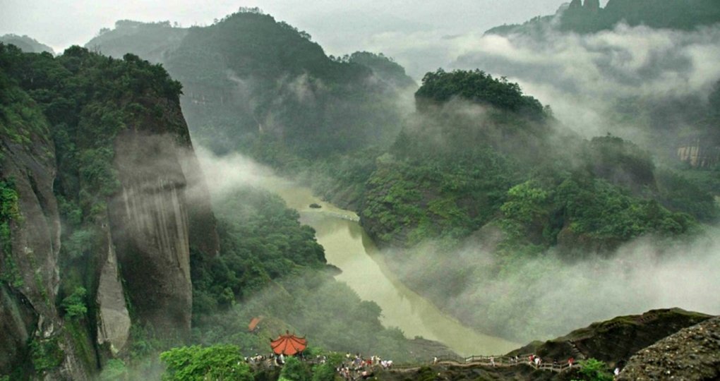 A scenic view of Nanping Wuyishan Yamuqun