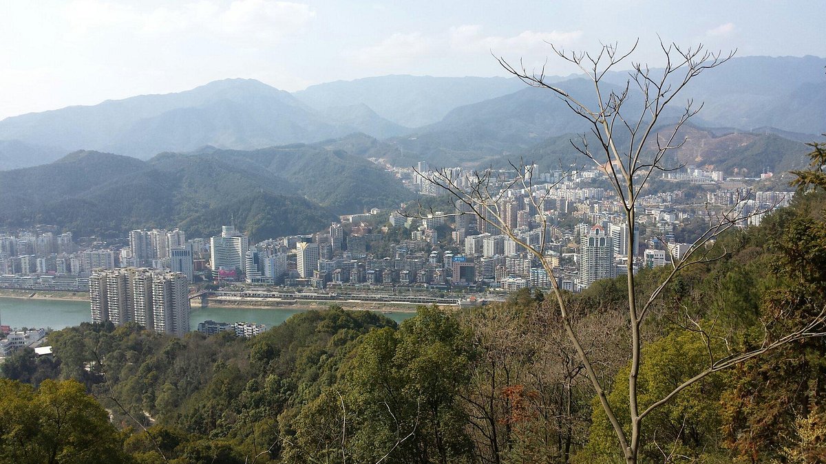 A scenic view of Nanping Zhuxi Mu