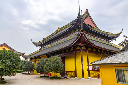 A scenic view of Nantong Tianningsi