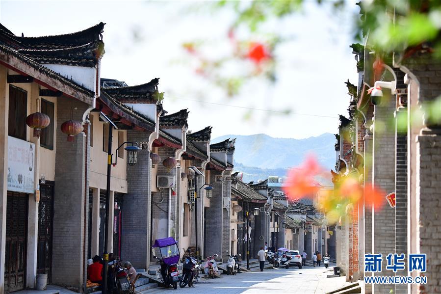 A scenic view of Nanyang Jingziguangujianzhuqun