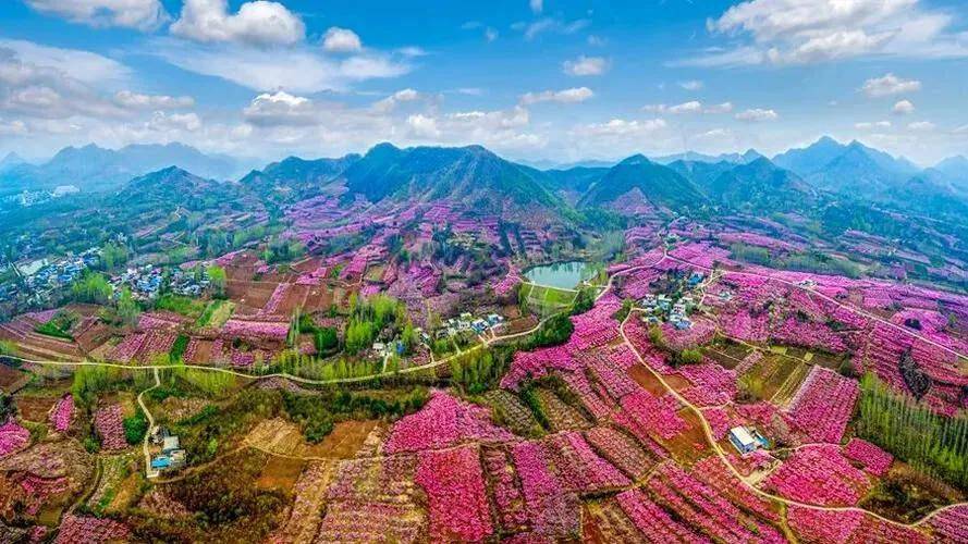 A scenic view of Nanyang Xinghuashanyuxiaokongshanyizhi