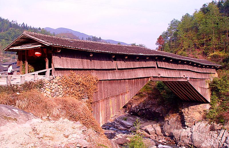 A scenic view of Ningde Mindongbei Langqiao Qun