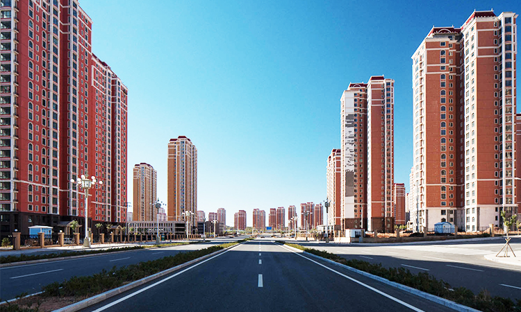 A scenic view of Ordos Huoluochaidengchengzhi