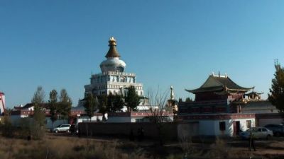 A scenic view of Ordos Sharitemotumiao
